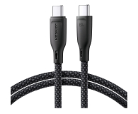 JoyRoom Multi-Color Series kabel USB-C / USB-C PD 60W 1m czarny - 1354831 - zdjęcie 1